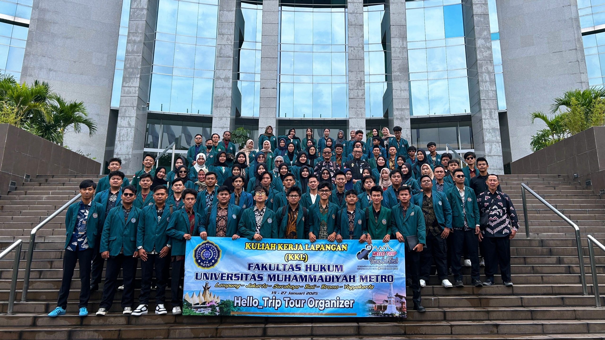 Fakultas Hukum UM Metro Dorong Pengayaan Budaya Lewat KKL Multi-Kota