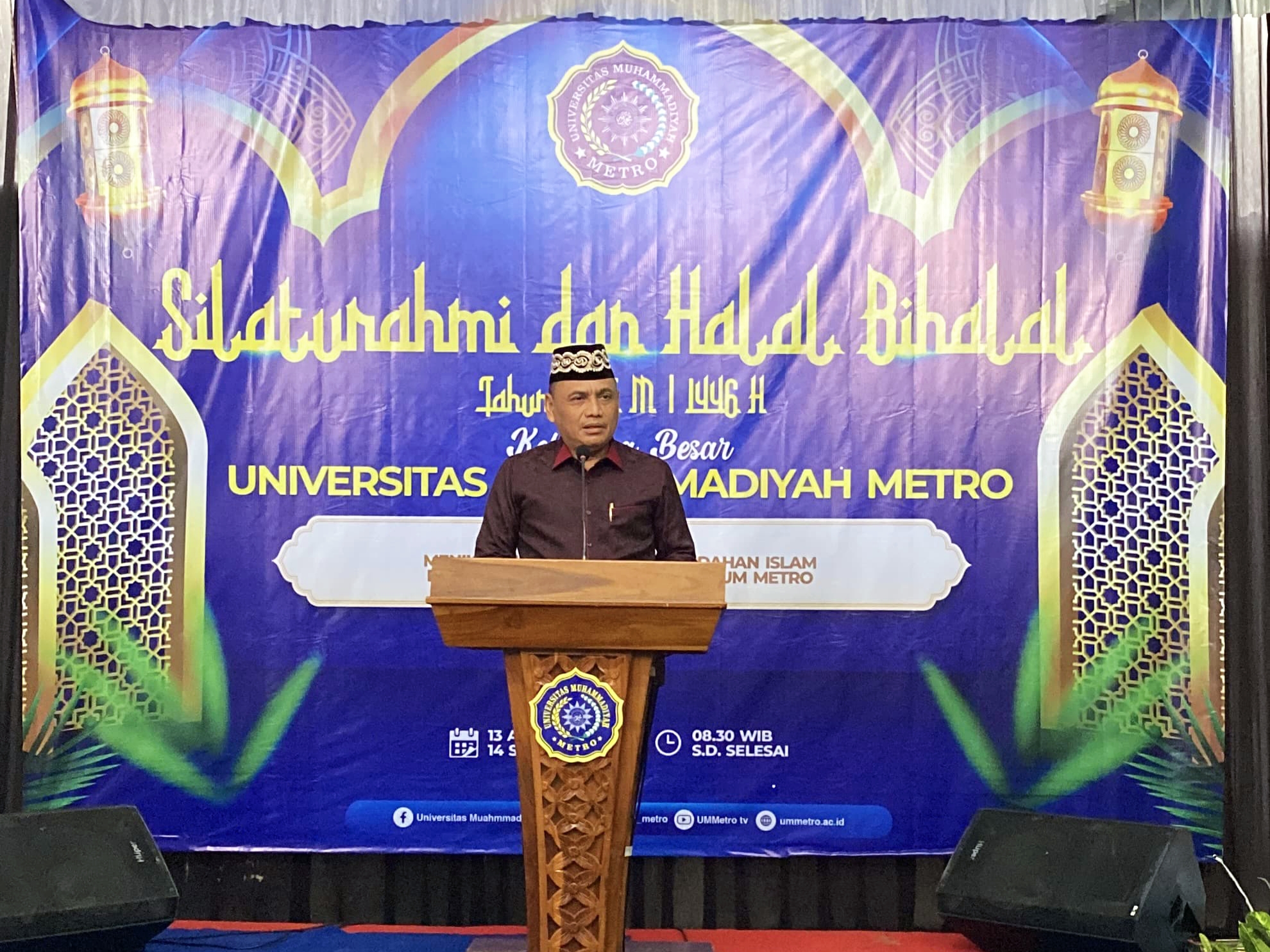 Walikota dan Wakil Walikota Metro Hadiri Halal Bihalal Keluarga Besar UM Metro, Eratkan Ukhuwah di Momen Syawal