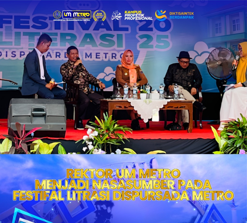 Rektor UM Metro Jadi Narasumber Talkshow Strategi Literasi Kota Metro Cerdas