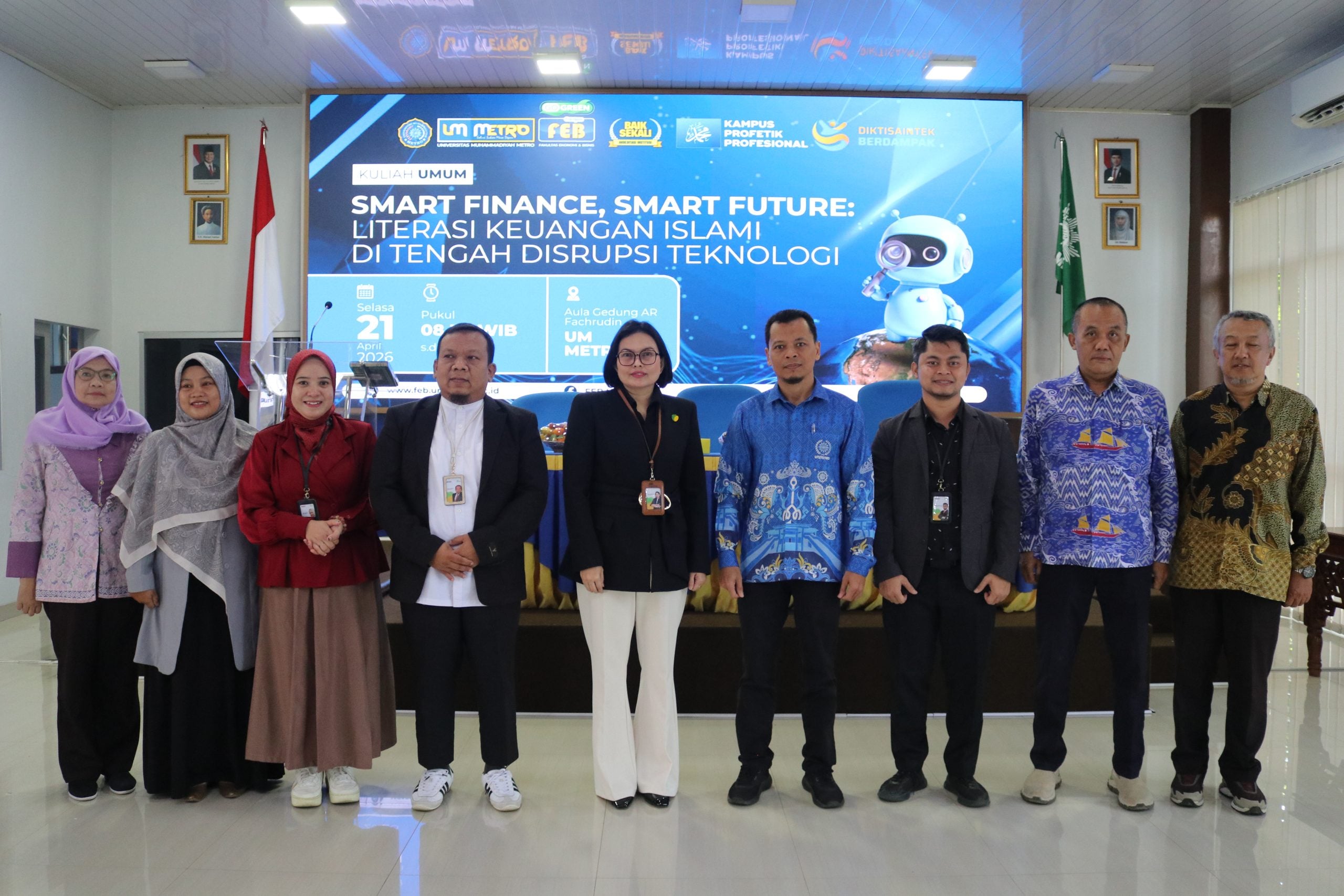 Smart Finance Smart Future: Kuliah Umum FEB UM Metro Dorong Literasi Keuangan Mahasiswa