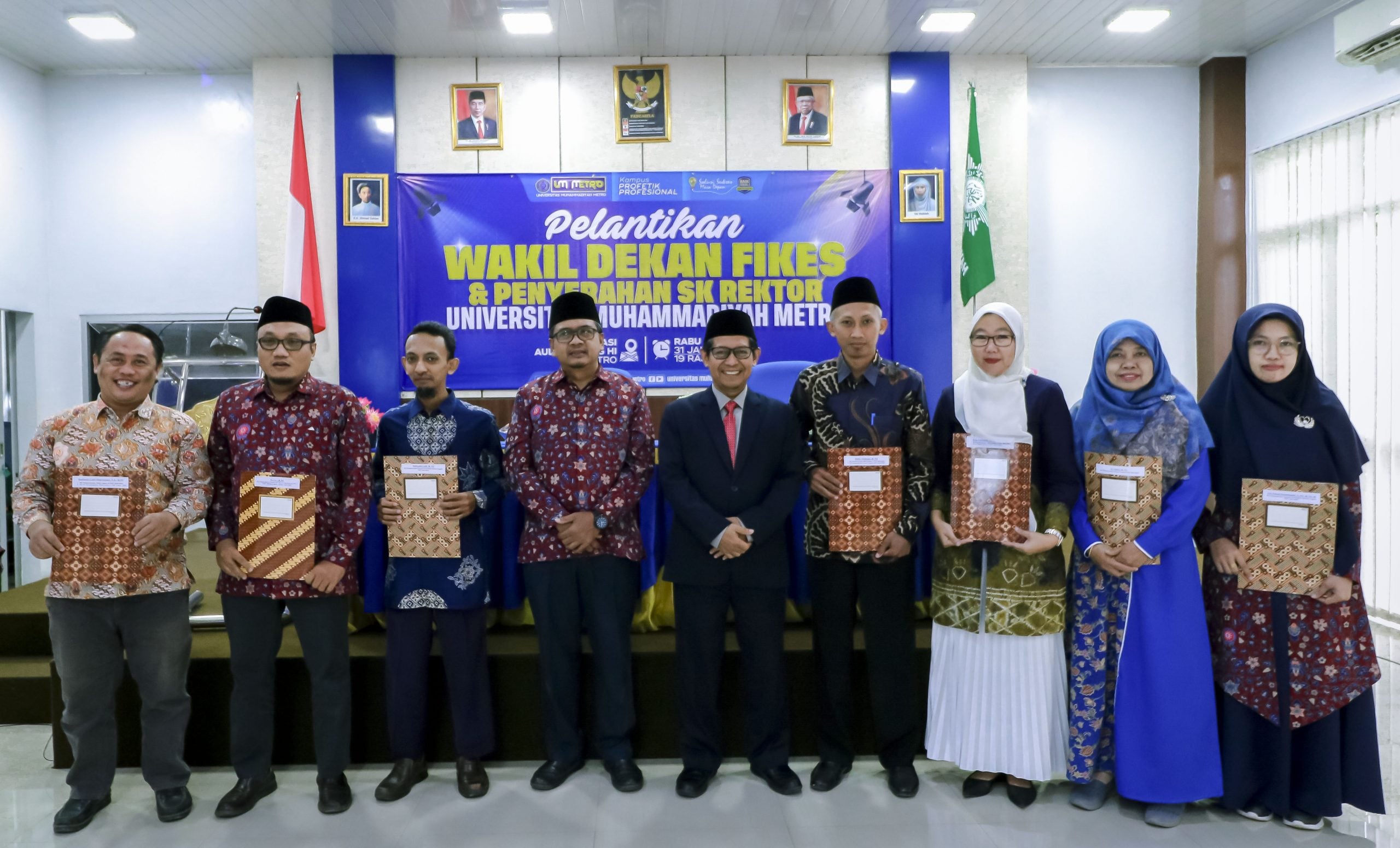 Awal 2024, Rektor UM Metro Angkat Pejabat Strategis Baru