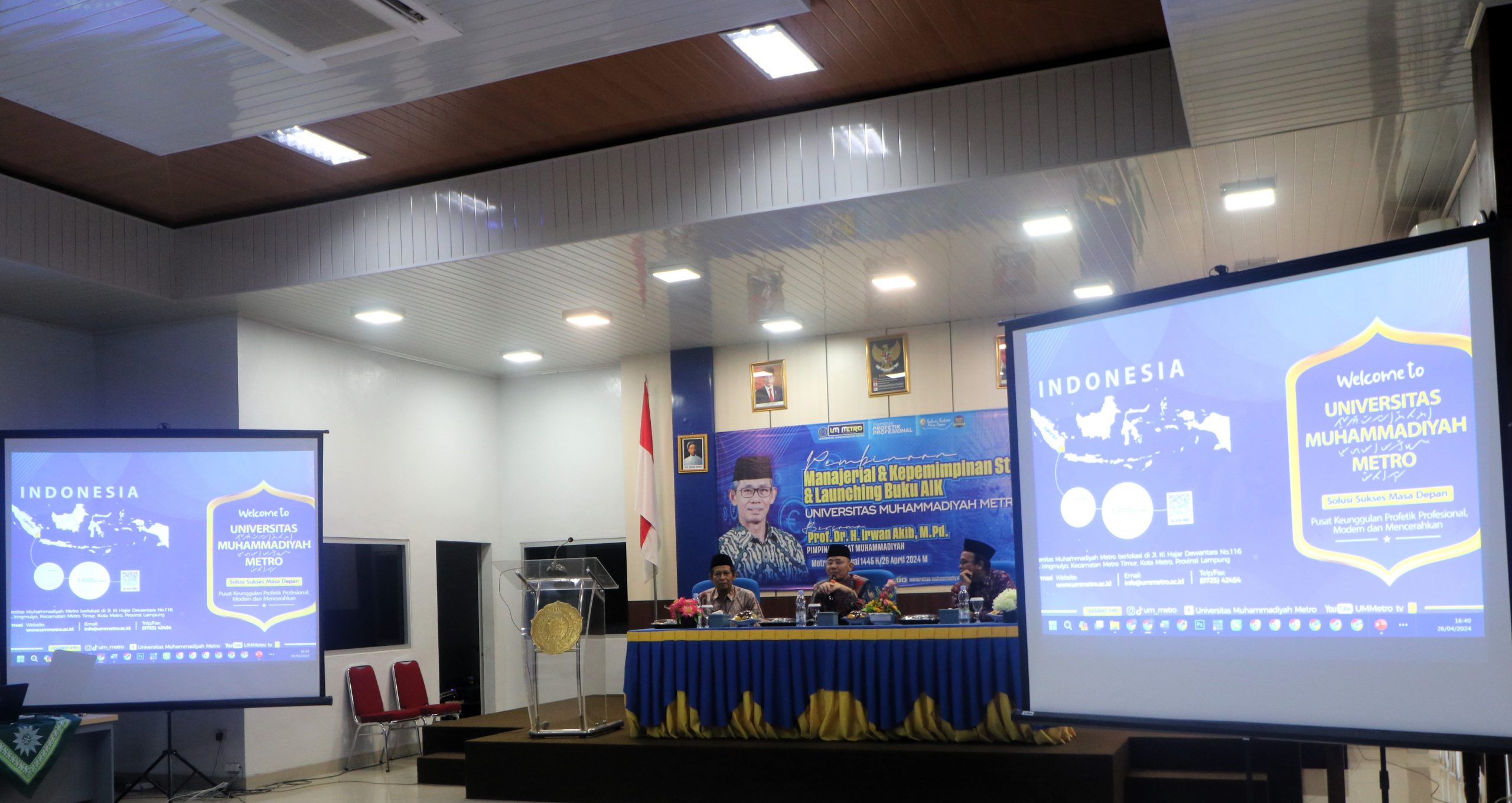 UM Metro Gelar Pembinaan Manajerial dan Luncurkan Buku AIK Bersama PP Muhammadiyah