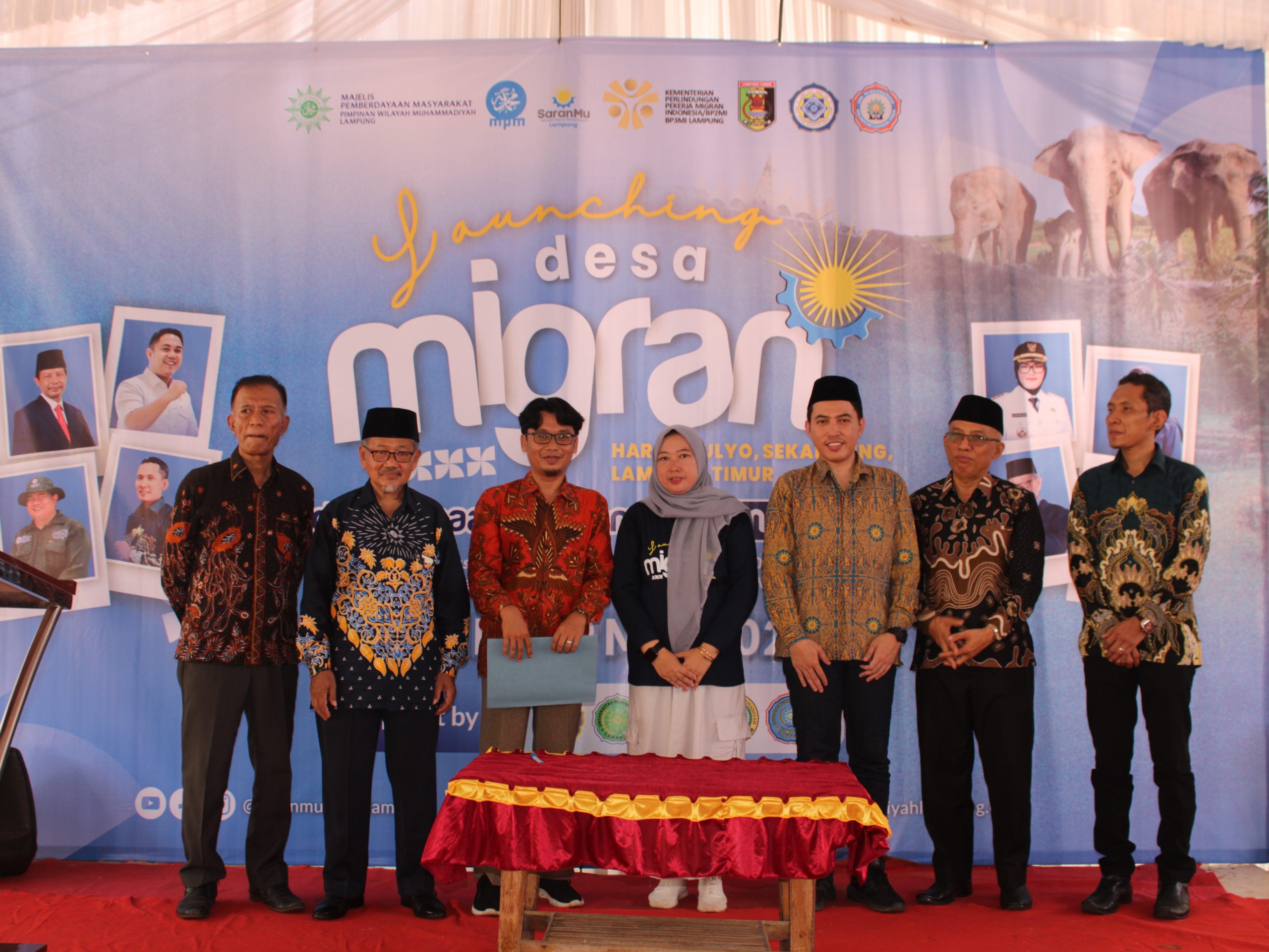 LPPM UM Metro Dukung Peluncuran Desa Migran Binaan Bersama di Lampung Timur