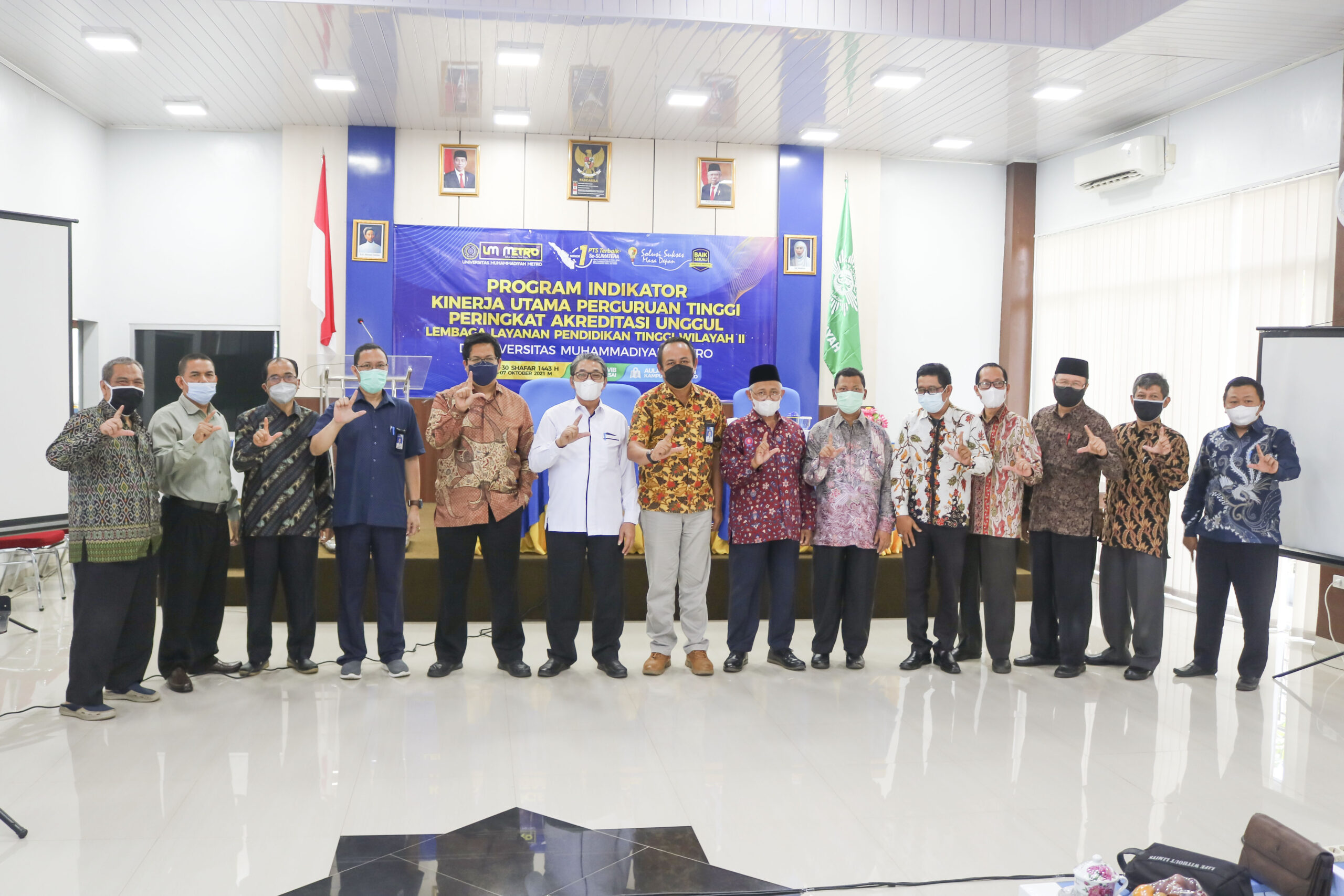 LLDIKTI Wilayah II Dampingi UM Metro Siapkan Peringkat Akreditasi Unggul