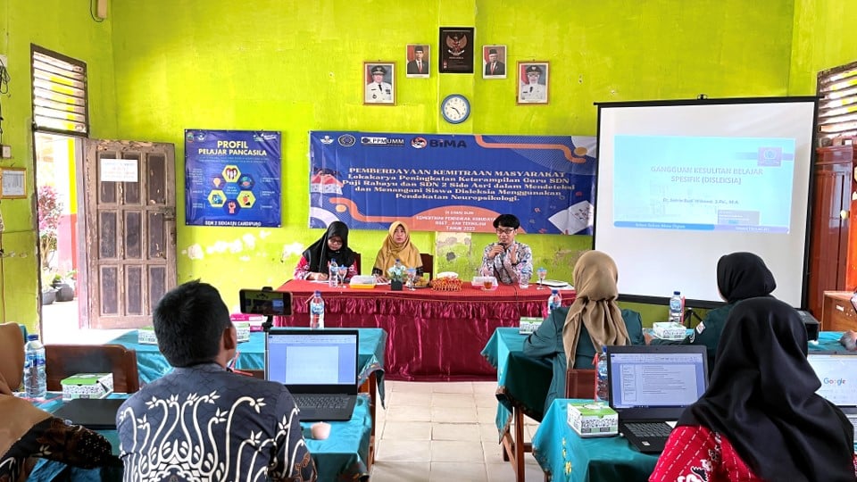 Tim PKM UM Metro Beri Pelatihan Deteksi dan Intervensi Anak Disleksia