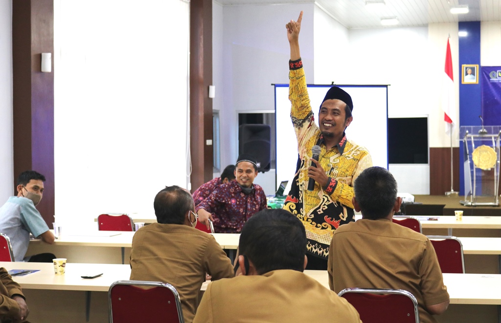 Diharapkan Jadi Penyejuk Jiwa, Puluhan Civitas Akademika UM Metro Ikuti Pelatihan Khutbah Jum’at
