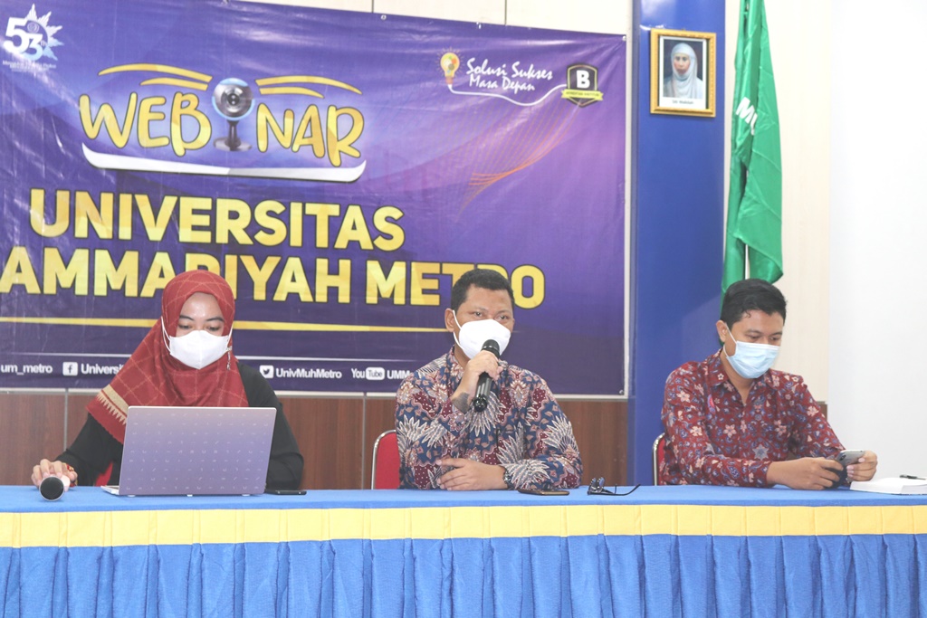 UM Metro Gelar Webinar Tips dan Tricks Meraih Beasiswa, Wakil Rektor 3: Jangan Takut Kuliah Meski Gak Mampu