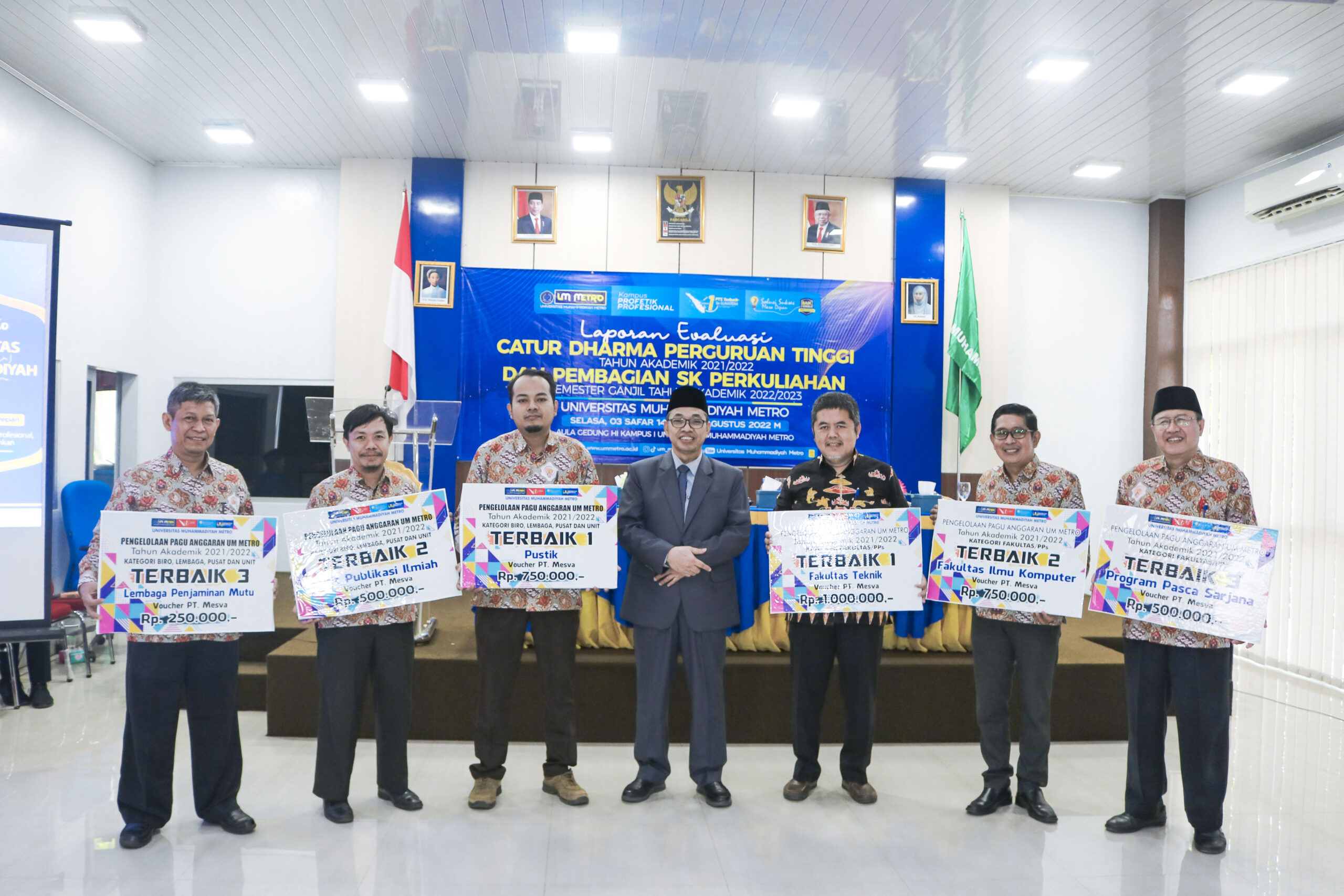 Berhasil Mengelola Pagu Anggaran dengan Baik, 6 Fakultas/Unit/Lembaga ini Terima Penghargaan