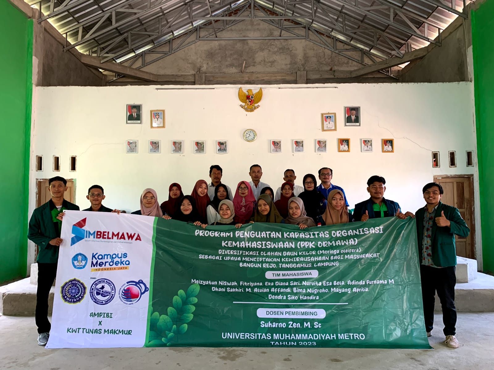 PPK Ormawa Ampibi UM Metro Diversifikasi Daun Kelor sebagai Upaya Ciptakan Kewirausahaan Masyarakat Tanggamus