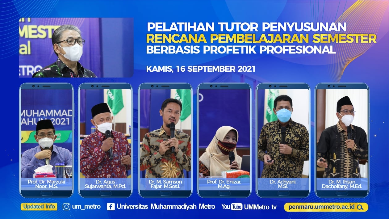 UM Metro Siapkan Tutor Penyusunan RPS Berbasis Profetik Profesional