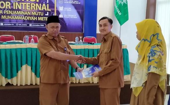 LPM UM Metro Rilis Tiga Peserta Terbaik Workshop Auditor Internal