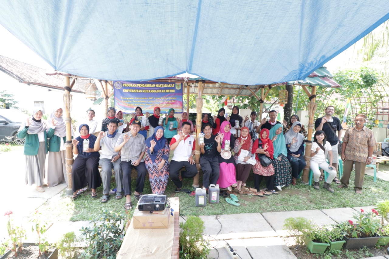 Tim Dosen FEB UM Metro Dukung Desa Liman Benawi Menuju Desa Agrowisata di Kabupaten Lampung Tengah