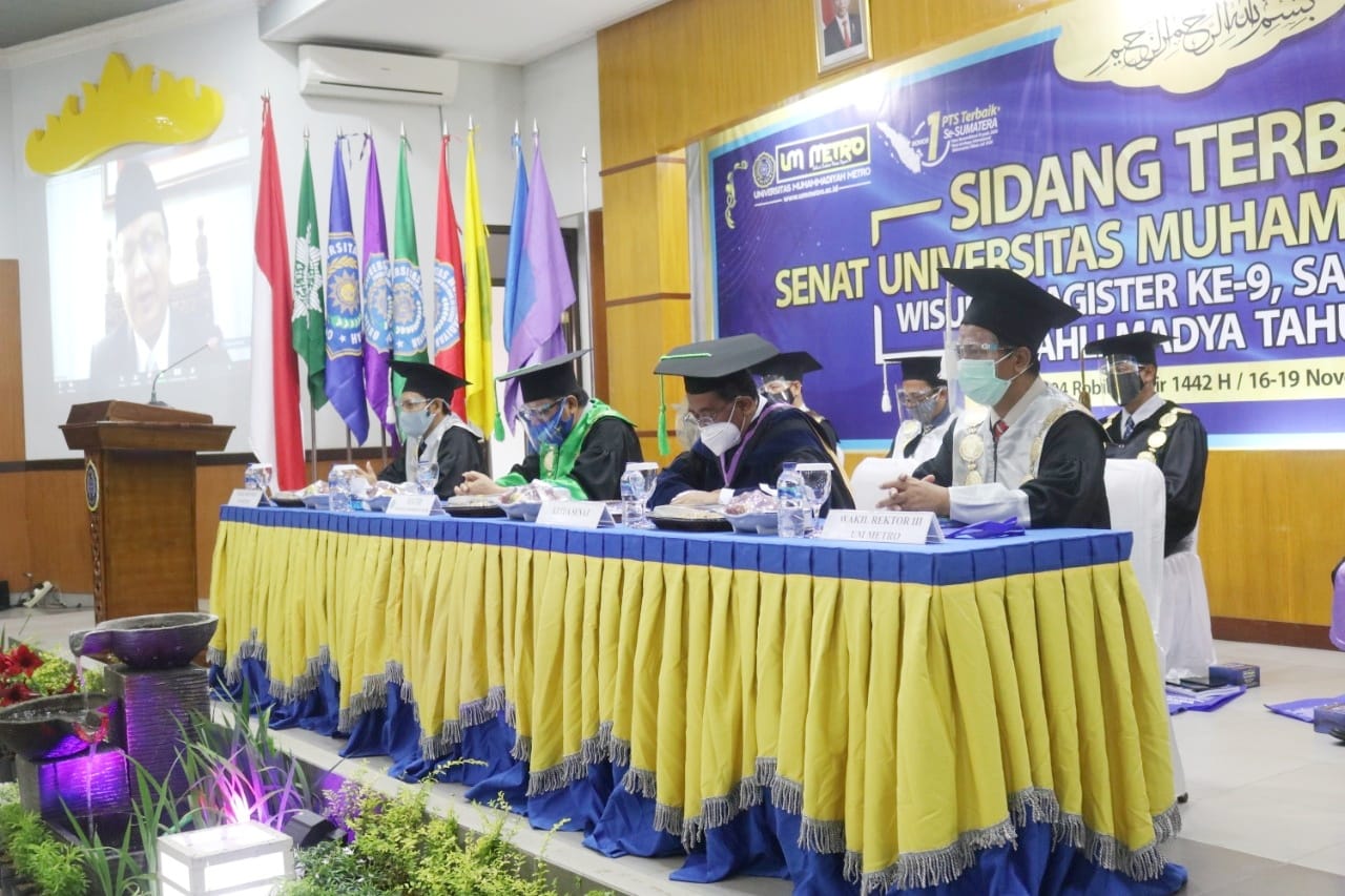 Wisuda UM Metro 2020: Prof. Lincolin Arsyad, Lulusan Harus Profesional dan Inovatif