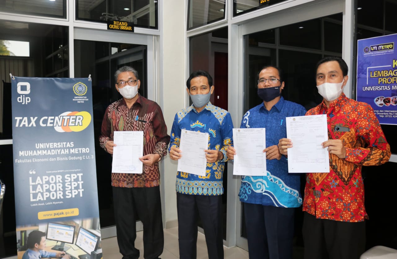 Dampingi Laporan SPT Tahunan, Tax Center UM Metro: Cukup Bawa Hasil Cetak PPH dari Institusi