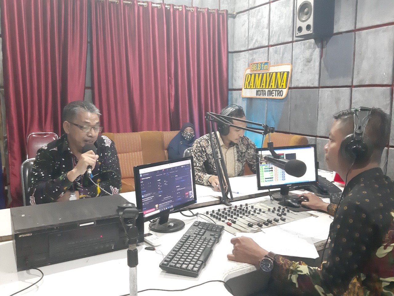 Kolaborasi Eksklusif, Rektor dan Warek II UM Metro Bahas Pendidikan di Masa Kenormalan Baru