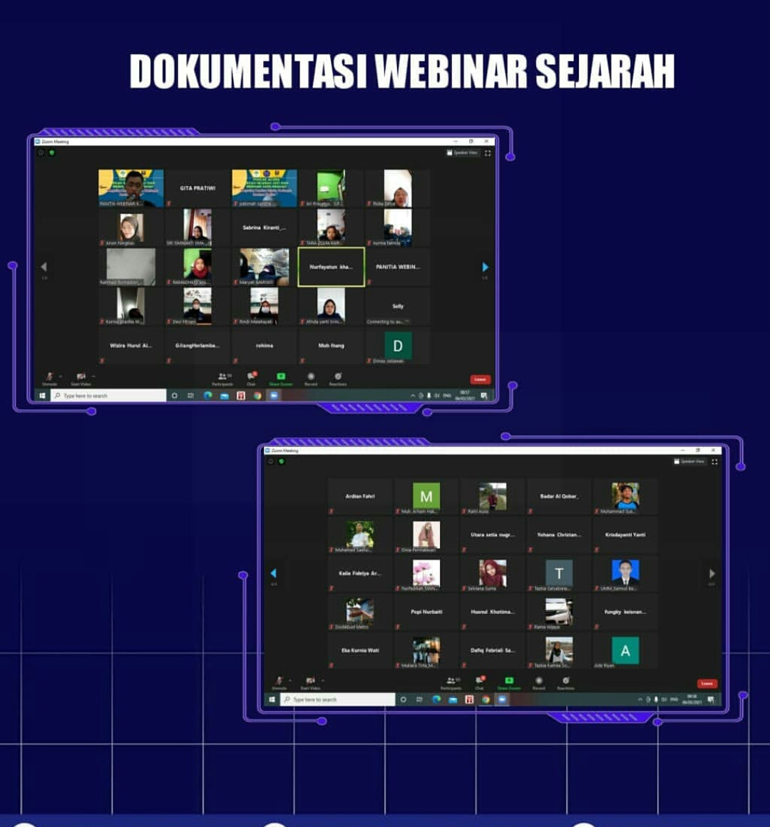 Himas UM Metro Adakan Pekan Sejarah dan Webinar Kesejarahan