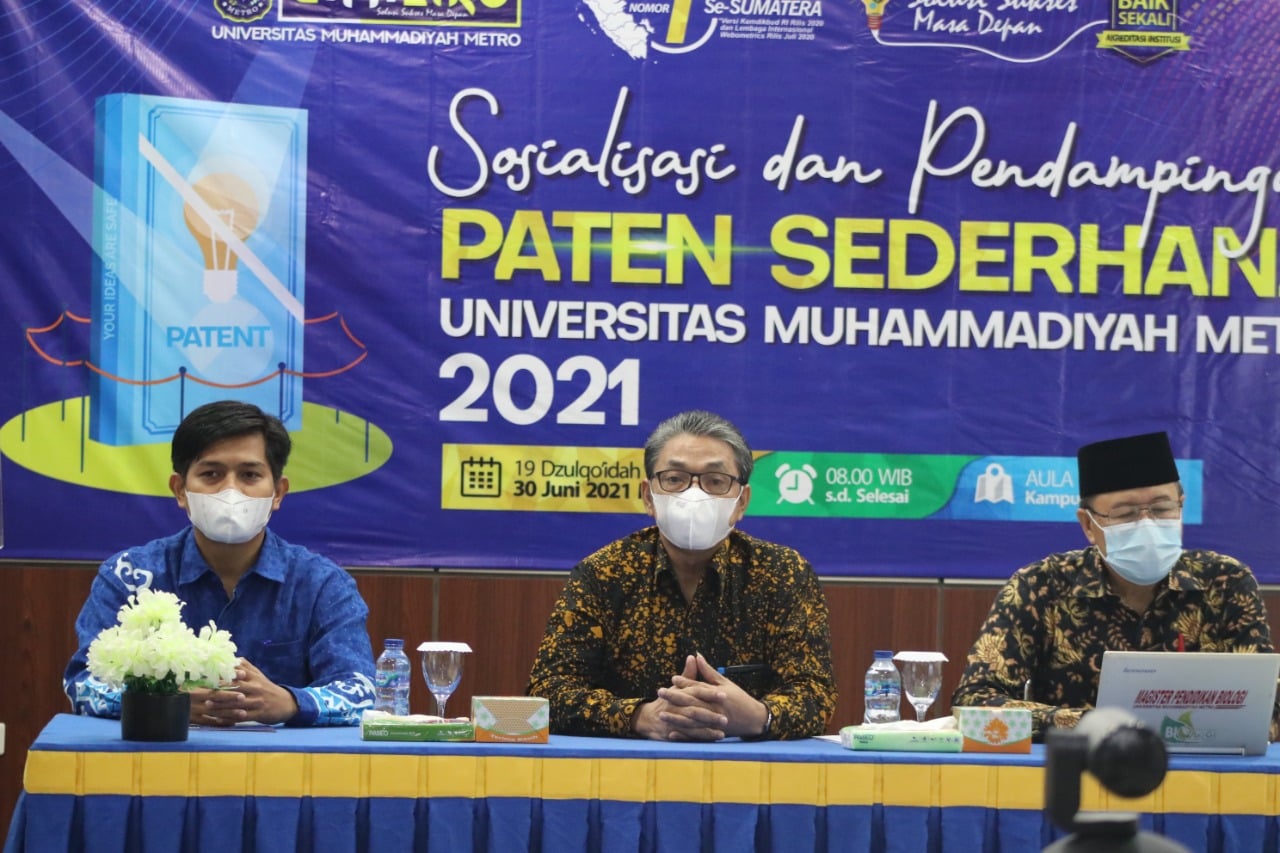 Sosialisasi Paten Sederhana UM Metro Hadirkan Ratusan Peserta dari Sabang Sampai Merauke