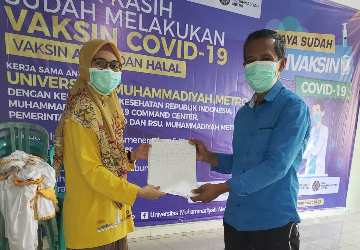 UM Metro Sukses Fasilitasi 2000 Vaksinasi Covid-19 Dosis Pertama