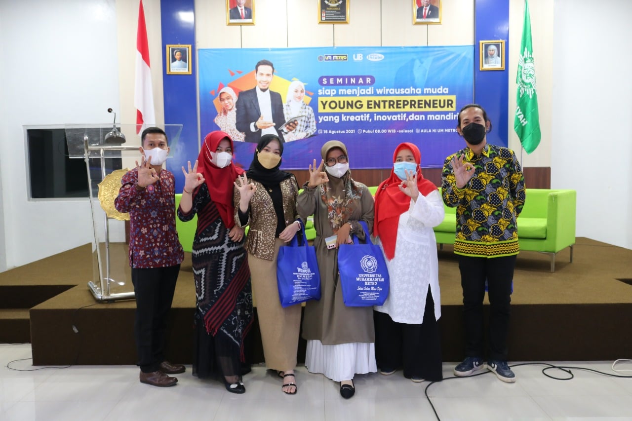 Gelar Seminar Kewirausahaan, UM Metro Hadirkan Pengusaha Muda