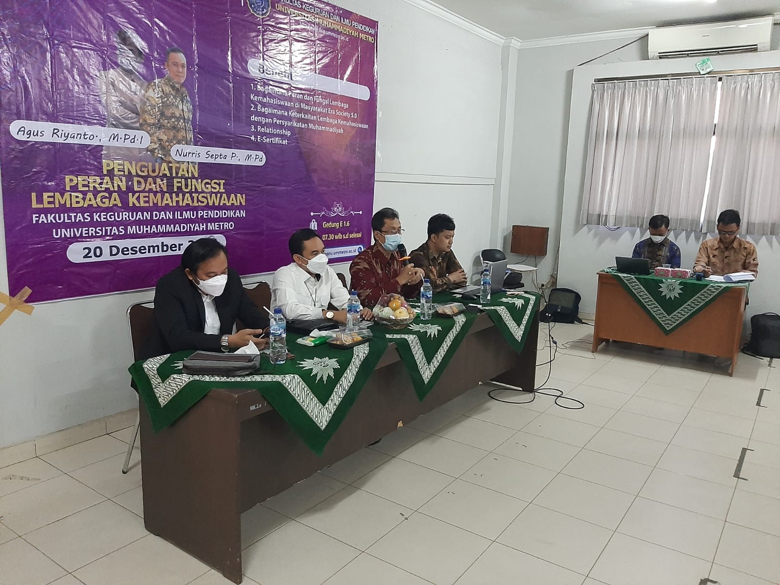 Wakil Dekan III Beri Penguatan Peran dan Fungsi Lembaga Kemahasiswaan