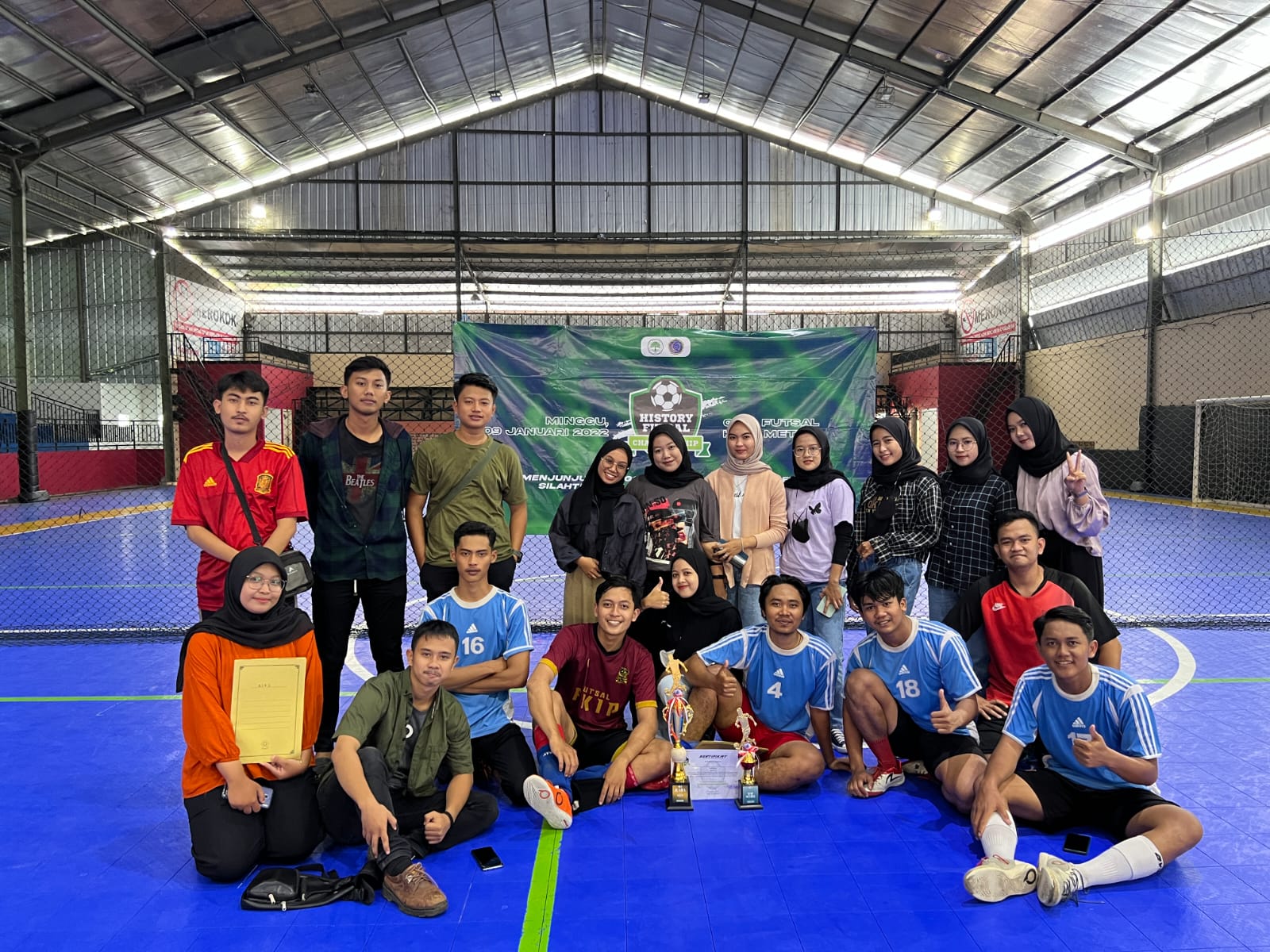 Tim Futsal ASES UM Metro Rebut Juara 1 History Futsal Championship 2022