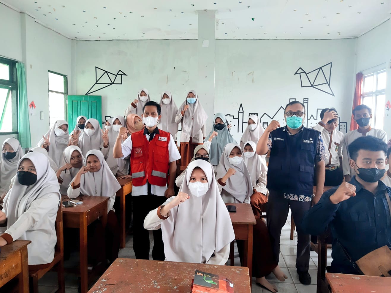 MDMC-LazizMu Kota Metro Kolaborasi Bersama PMI Kota Metro Sosialisasikan Pencegahan DBD dan Kesehatan Darah