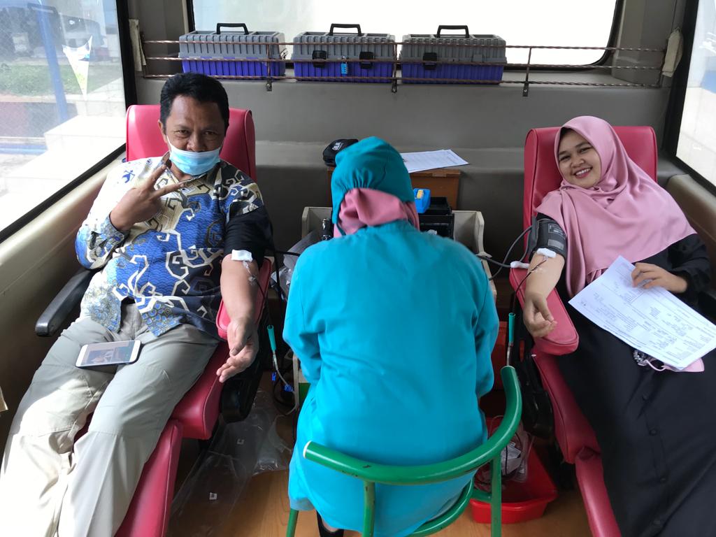  UM Metro Gelar Donor Darah Sukarela bersama PMI Kota Metro