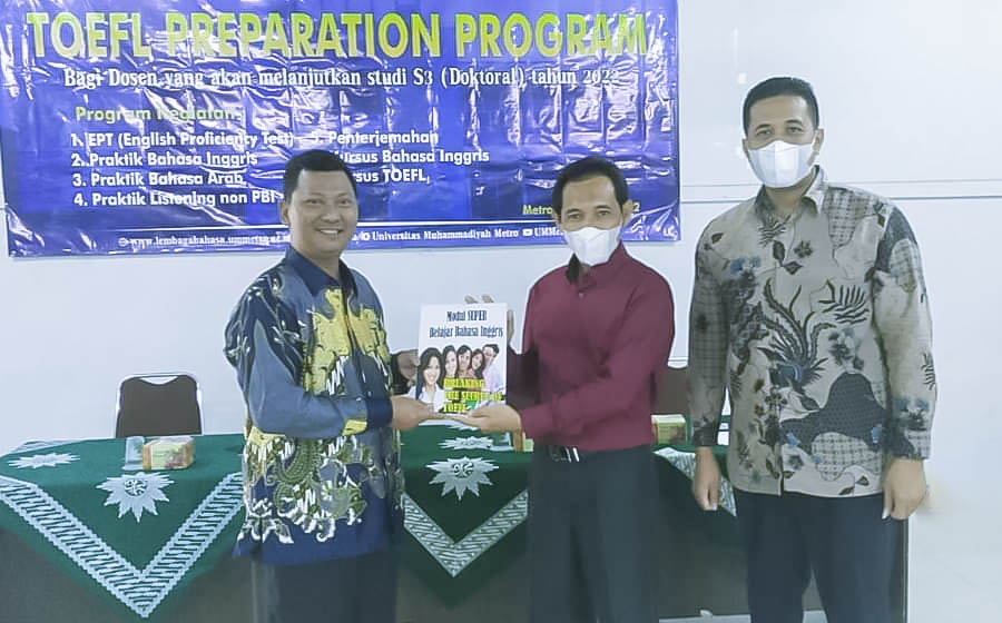 Lembaga Bahasa UM Metro Giatkan Pelaksanaan TOEFL Preparation Program