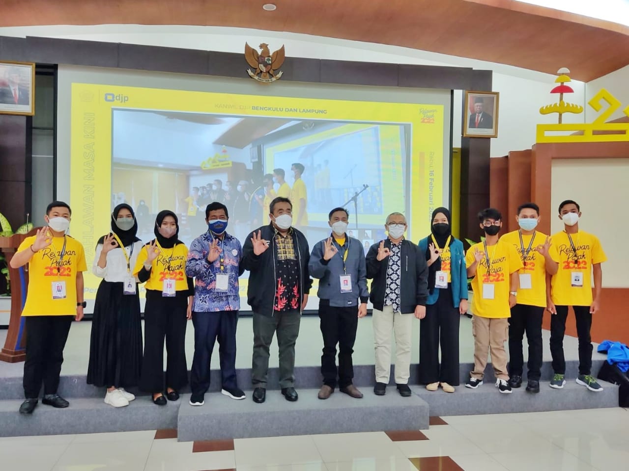 Resmi Dikukuhkan, Relawan Pajak UM Metro 2022 Siap Layani Lapor SPT