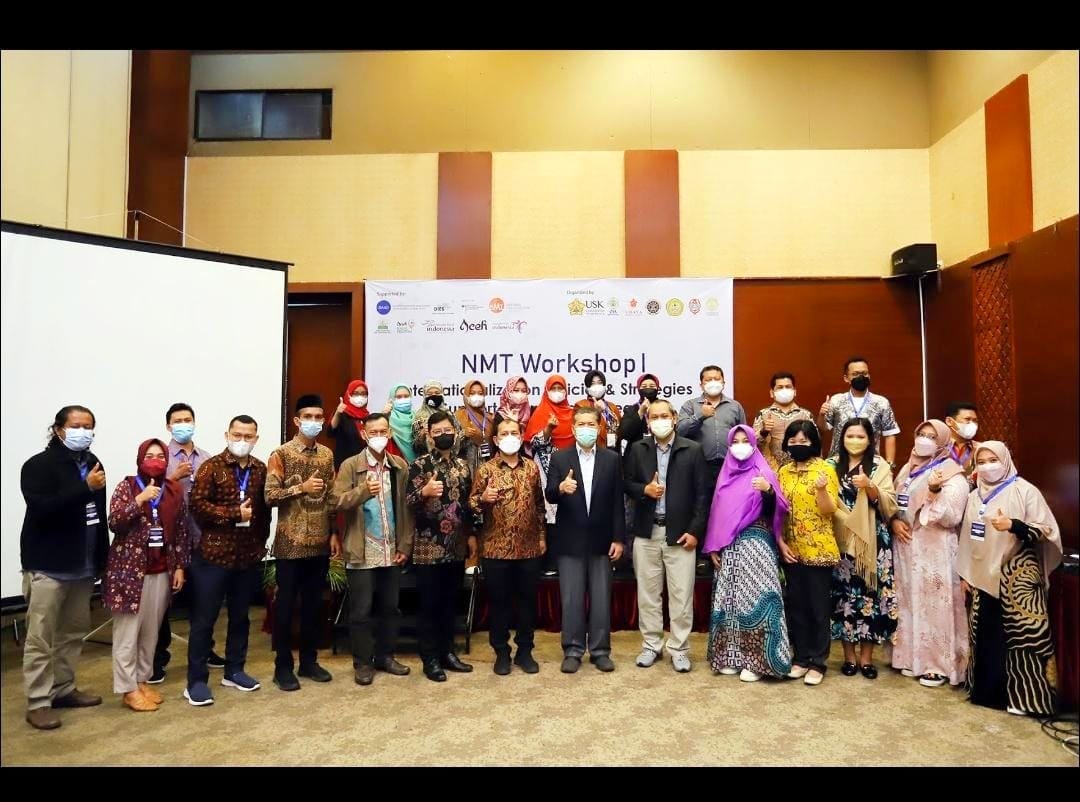 Perkuat Wawasan Internasionalisasi, Kepala KUI UM Metro Ikuti Workshop DIES NMT 2022 di Banda Aceh
