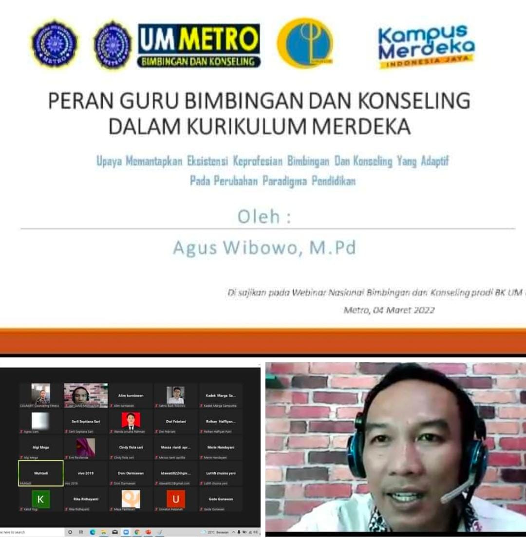 Program Studi Bimbingan dan Konseling UM Metro Merespon Perubahan Kurikulum Merdeka Pada Satuan Pendidikan Sekolah
