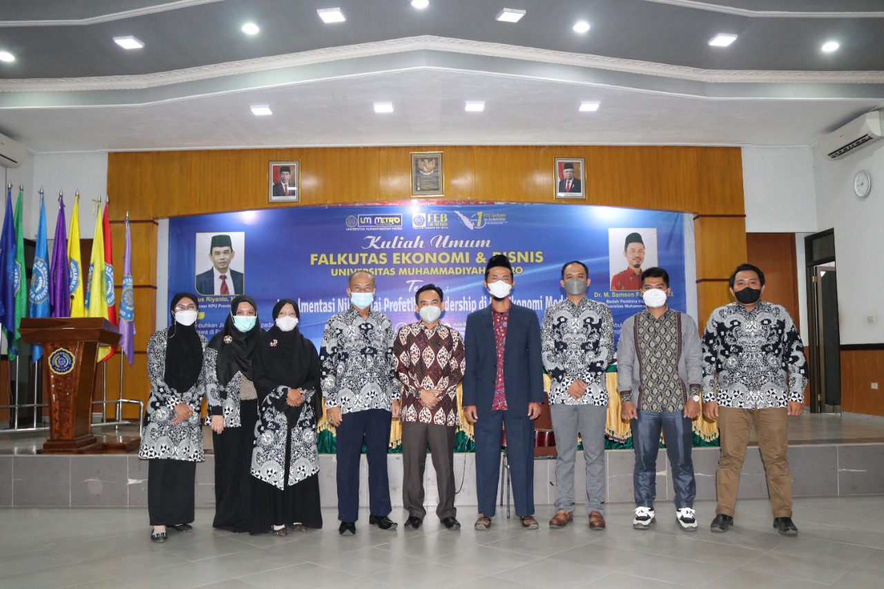 Gelar Kuliah Umum, FEB UM Metro Harap Mahasiswa Miliki Jiwa Leadership