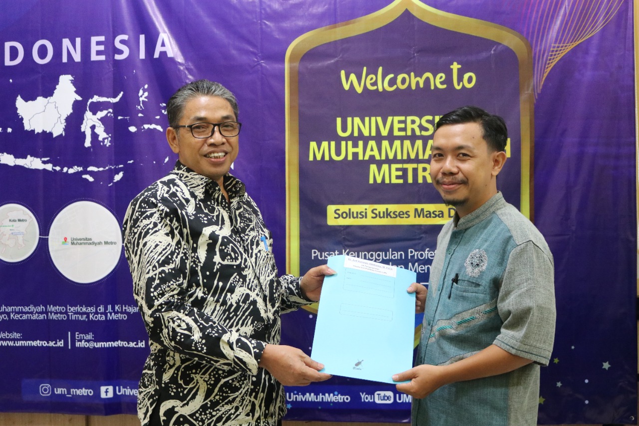Rektor UM Metro Angkat Arif Rahman Jabat Kepala UPT Publikasi Ilmiah