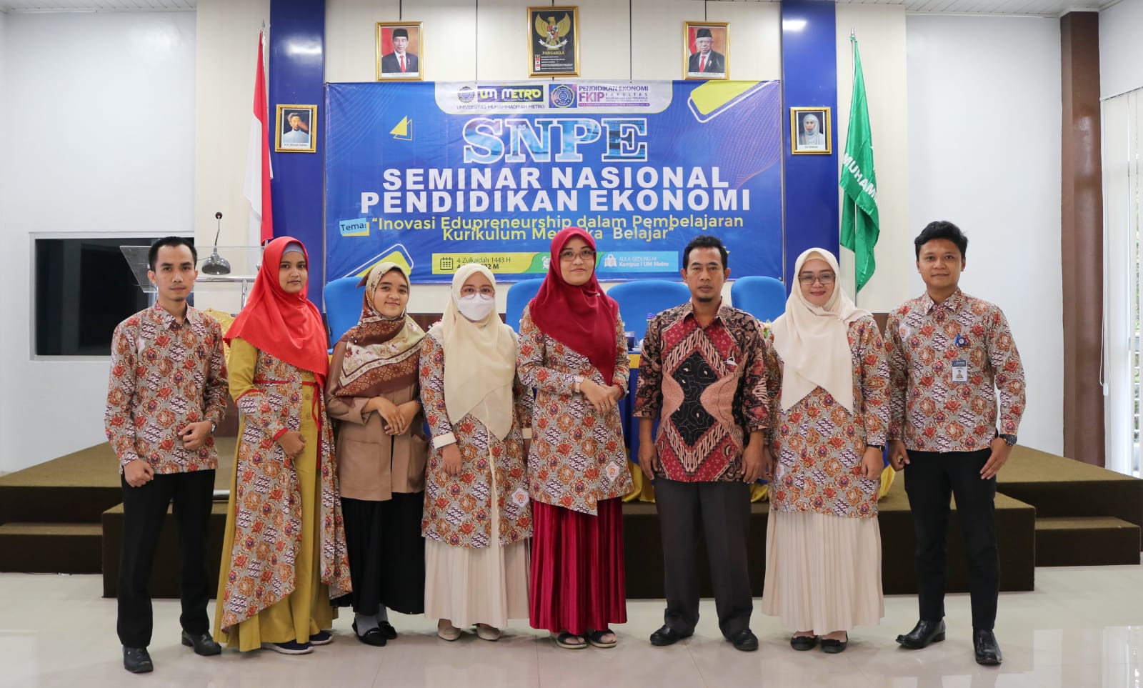 Prodi Pendidikan Ekonomi UM Metro Gelar Seminar Nasional Edupreneurship digelar