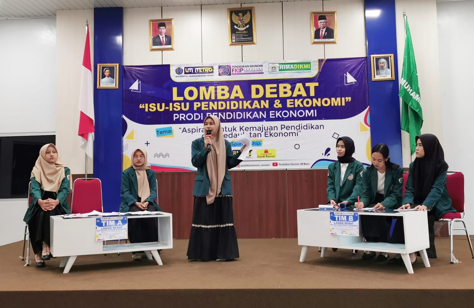 Gelar Lomba Debat, Prodi Pendidikan Ekonomi UM Metro Ingin Mahasiswa Miliki Kemampuan Ini