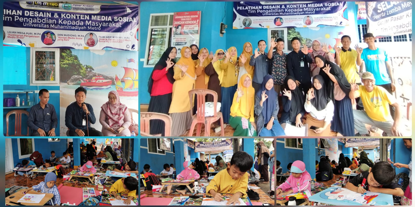 Lakukan Pengabdian di Pasar Kreatif, Dosen Pendidikan Ekonomi Gelar Pelatihan dan Lomba