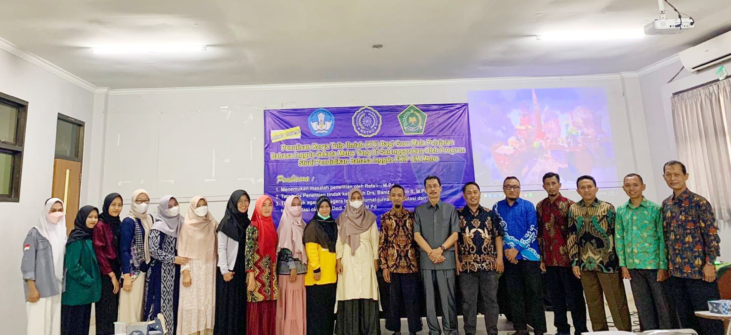PBI UM Metro Beri Pelatihan KTI bagi Guru Mapel Bahasa Inggris