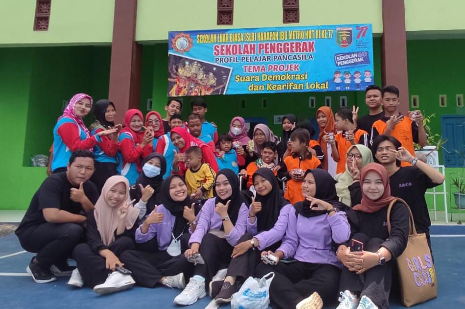 Songsong Milad ke 56, UM Metro Gelar Jumat Produktif Bersama SLB Harapan Ibu