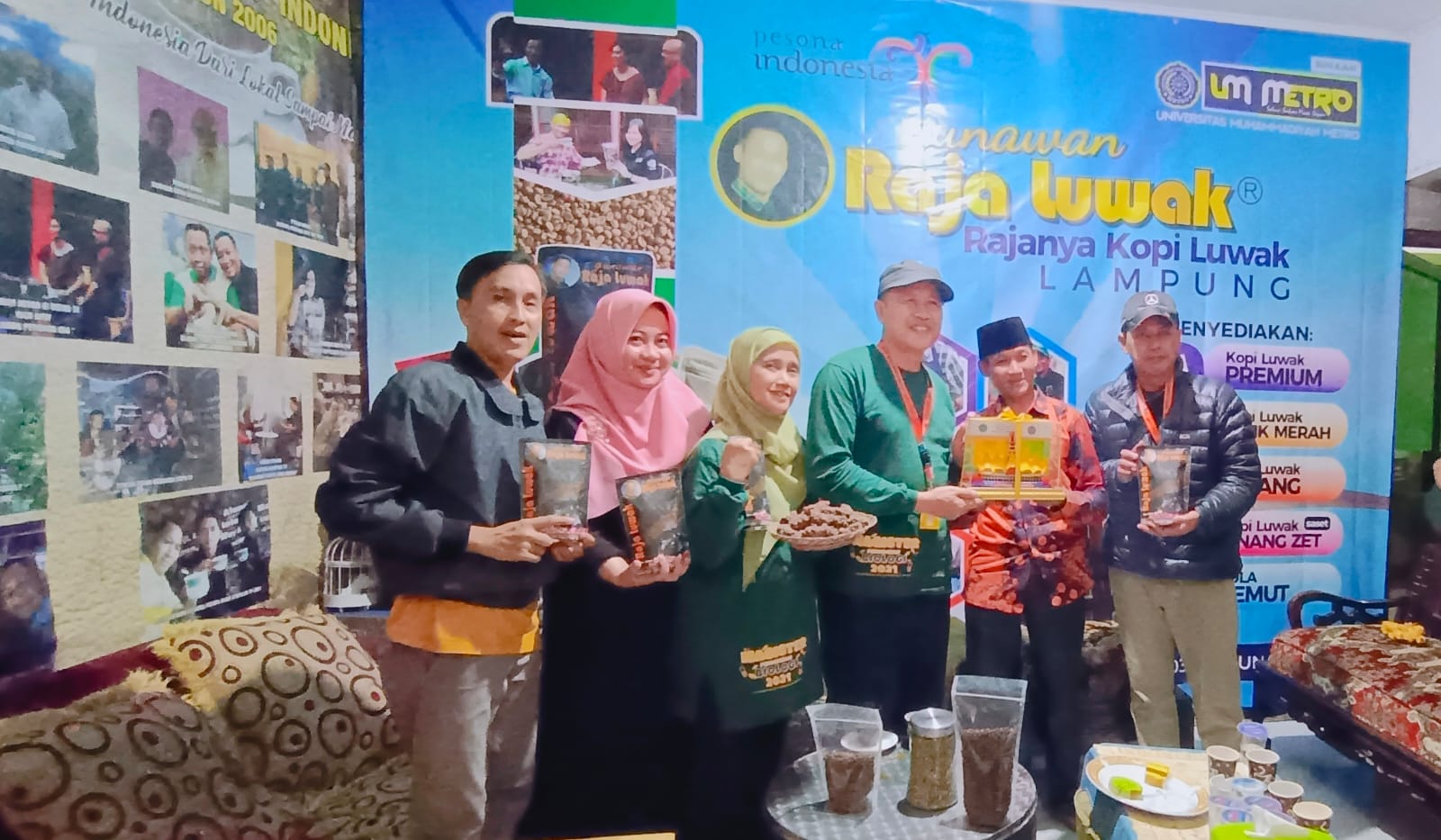 Sambangi Kopi Raja Luwak di Liwa, UM Metro Berikan Penguatan Mitra