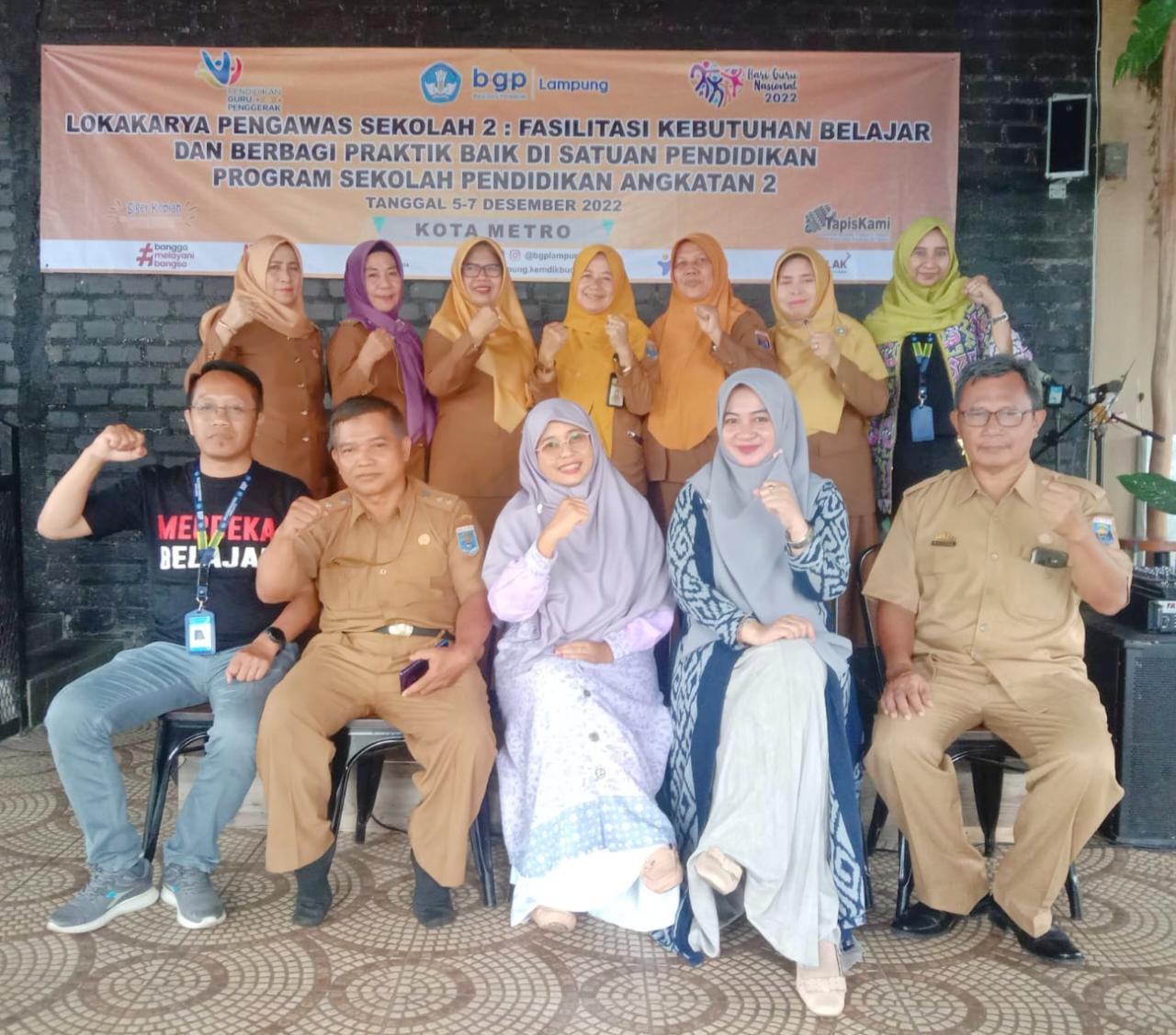 Fasilitator Sekolah Penggerak UM Metro dan IAI Agus Salim Dampingi Lokakarya Pengawas Sekolah Kota Metro