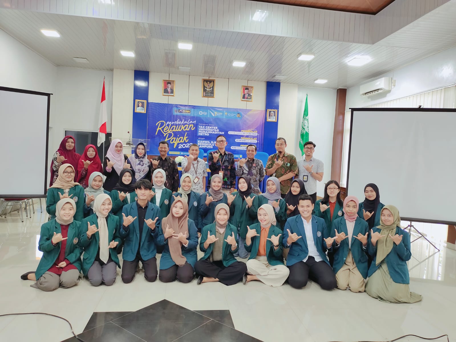 Tax Centre UM Metro dan Kanwil DJP Bengkulu-Lampung Kolaborasi Adakan Pembekalan Relawan Pajak 2023