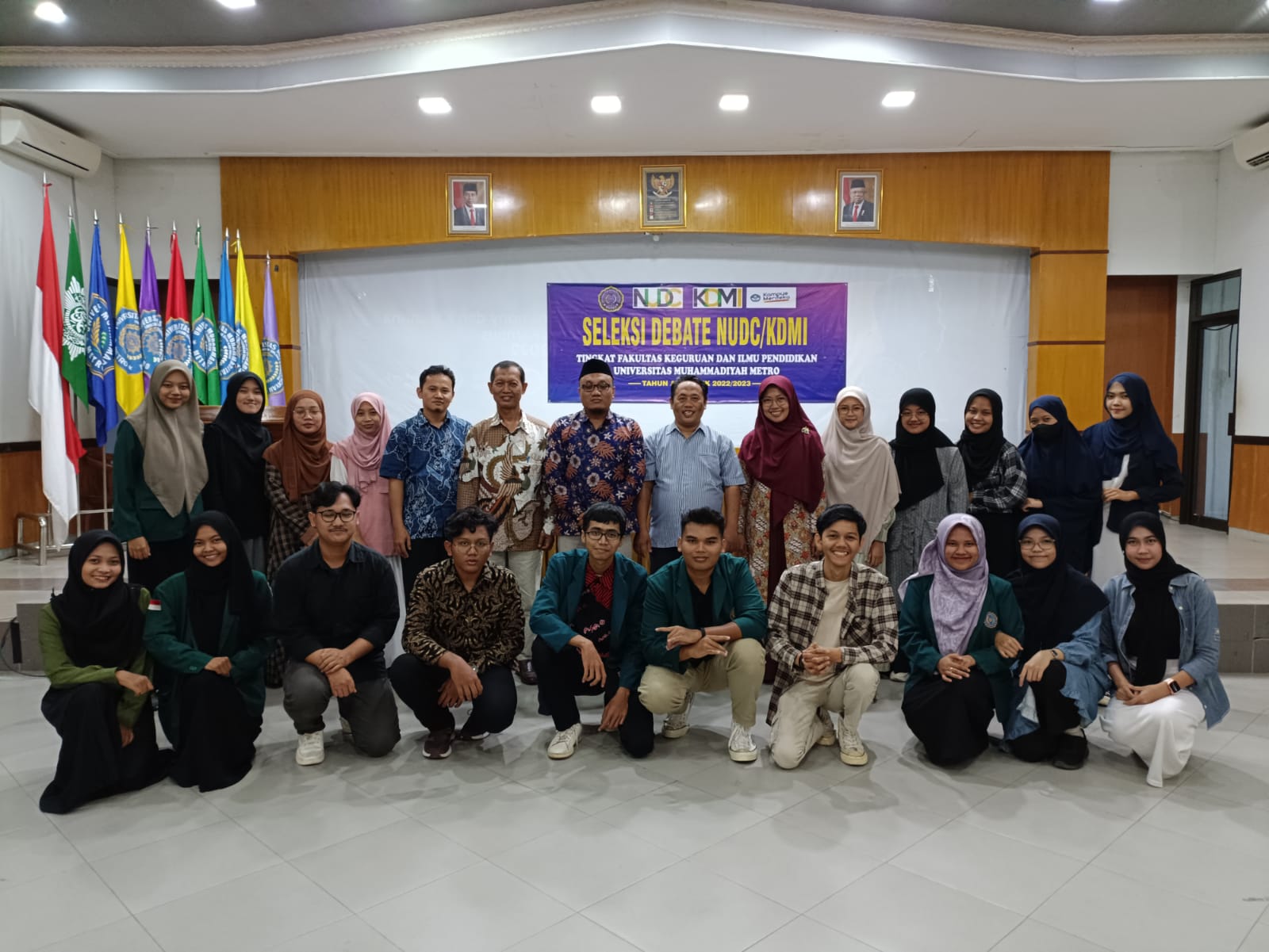 PBI UM Metro Borong Juara NUDC Tingkat Fakultas