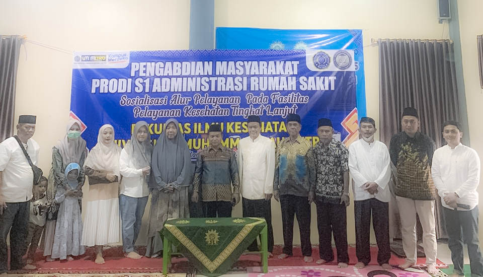Gandeng Klinik LazizMu-RSUMM, S1 ARS UM Metro Gelar Aksi Sosial dan Klinik Ramadhan