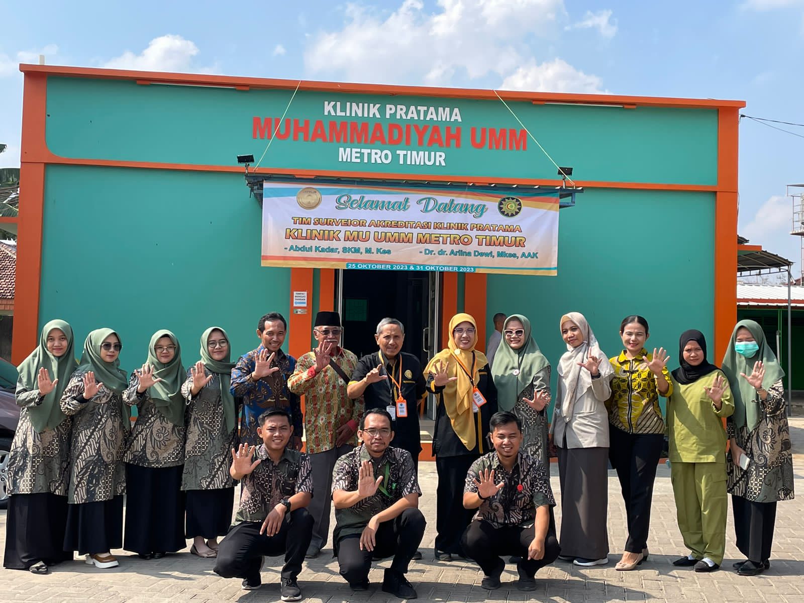 Visitasi Lapangan, Klinik Pratama Muhammadiyah UMM Metro Timur Komit Berikan yang Terbaik