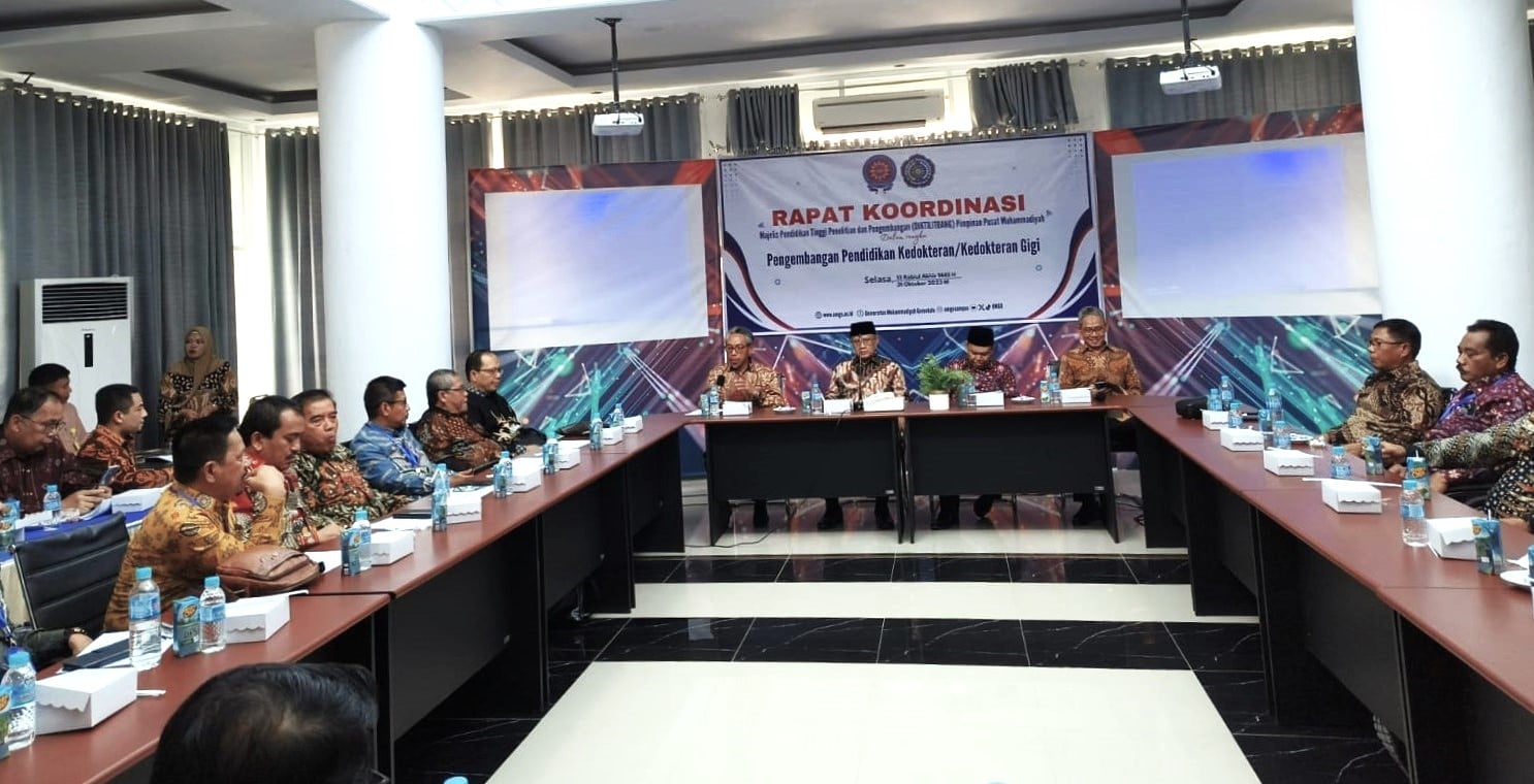 Rektor dan Wakil Rektor I UM Metro Hadiri Rakor Pengembangan Pendidikan Kedokteran/Kedokteran Gigi