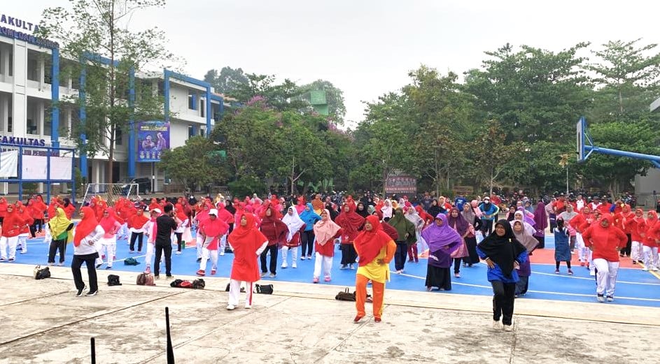 Songsong Milad Muhammadiyah ke-111 dan UM Metro ke-57, 'Aisyiyah UM Metro Gelar Gebyar Senam 'Aisyiyah