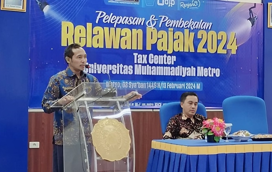 Wakil Rektor II UM Metro Dorong Komitmen Mahasiswa sebagai Relawan Pajak 2024