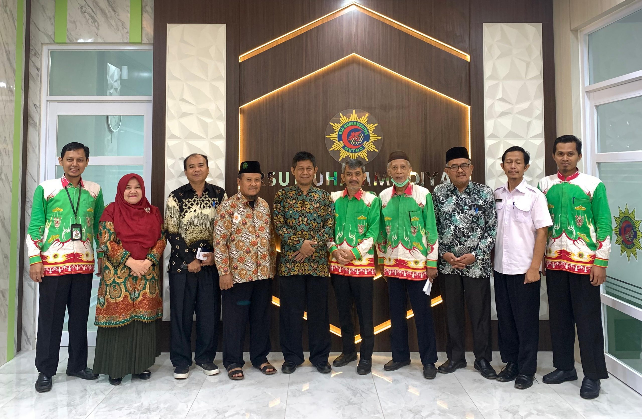 Persiapan Bimtek Persiapan Pendirian Kedokteran, UM Metro Kunjungi RSU Muhammadiyah Metro