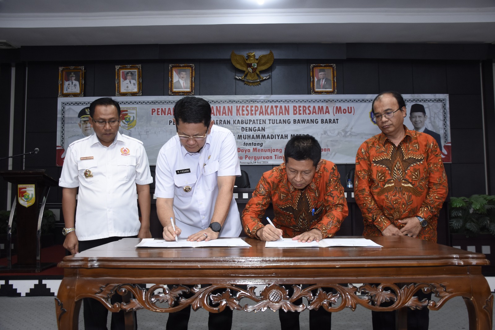 UM Metro Tandatangani Kesepakatan Bersama (MoU) dengan Pemerintah Daerah Tulang Bawang Barat