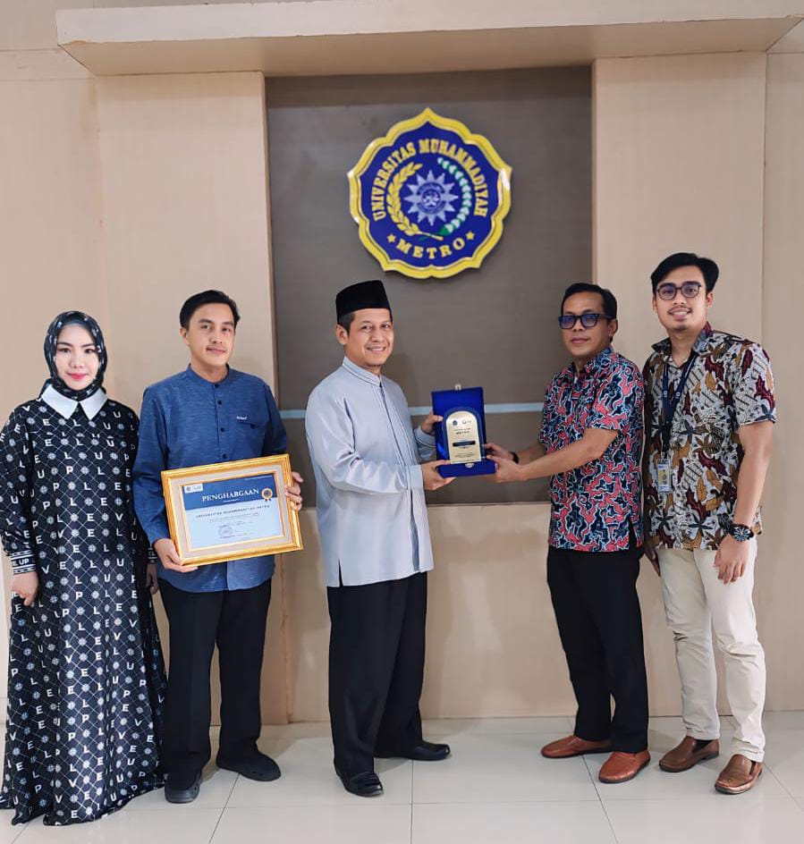 Universitas Muhammadiyah Metro Raih Penghargaan Wajib Pajak dengan Kontribusi Terbesar Tahun 2023
